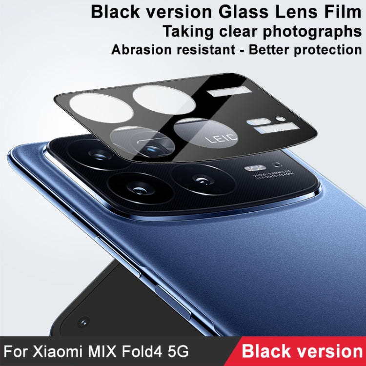 For Xiaomi Mix Fold 4 IMAK Rear Camera Lens Glass Film Black Version