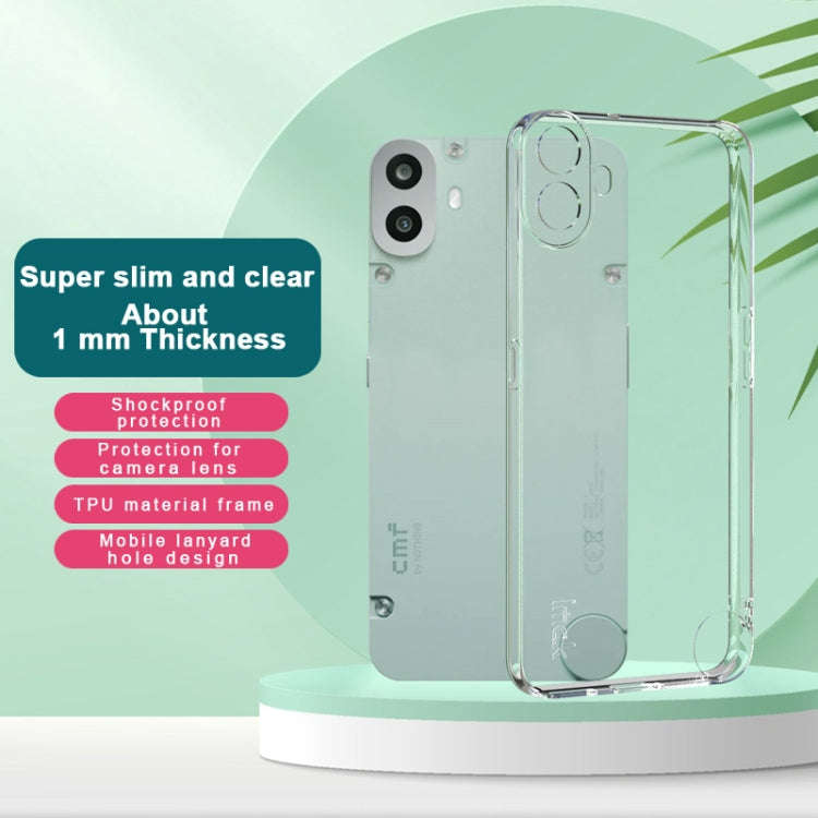 For Nothing CMF Phone 1 imak UX-5 Series Transparent Shockproof TPU Protective Case(Transparent)