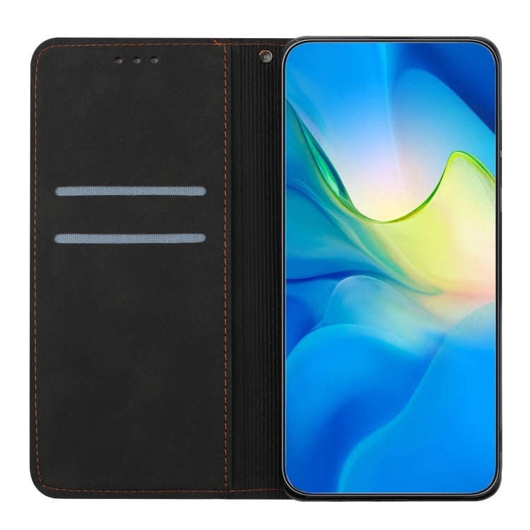 For Google Pixel 9 Pro XL Ethnic Embossed Adsorption Leather Phone Case(Black)