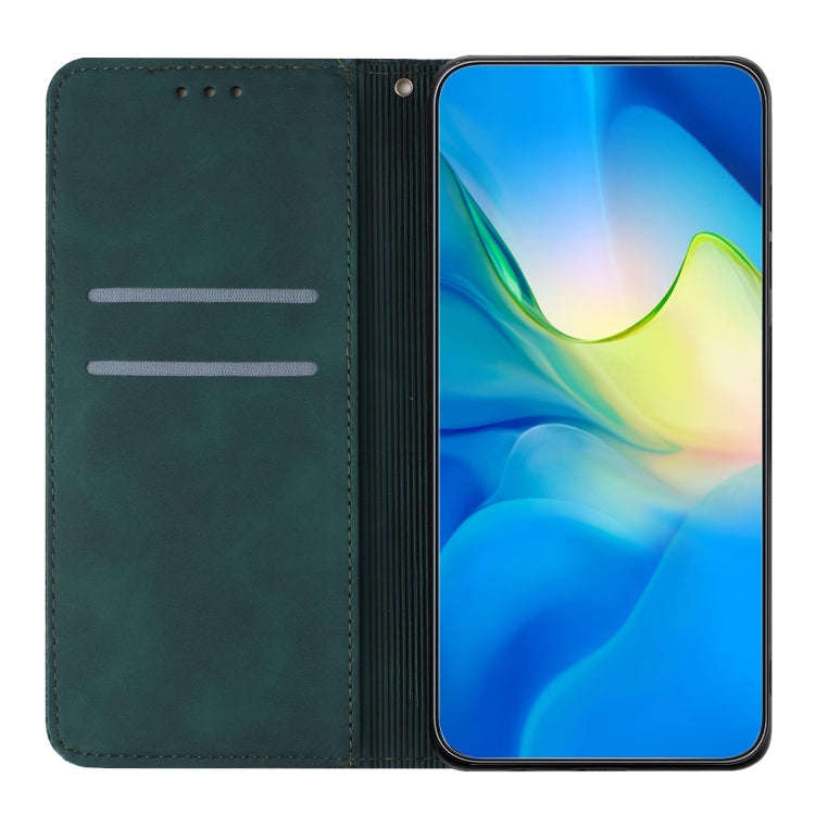 For Google Pixel 9 / 9 Pro Ethnic Embossed Adsorption Leather Phone Case(Blue)