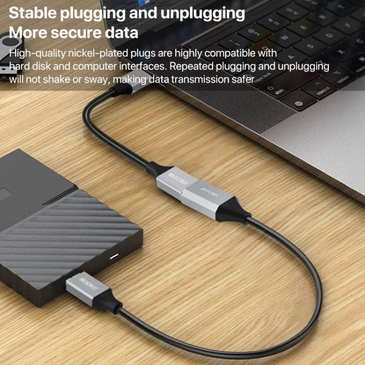 USB-C / Type-C 3.0 to Micro B Mobile Hard Disk Adapter Cable, Length:1m