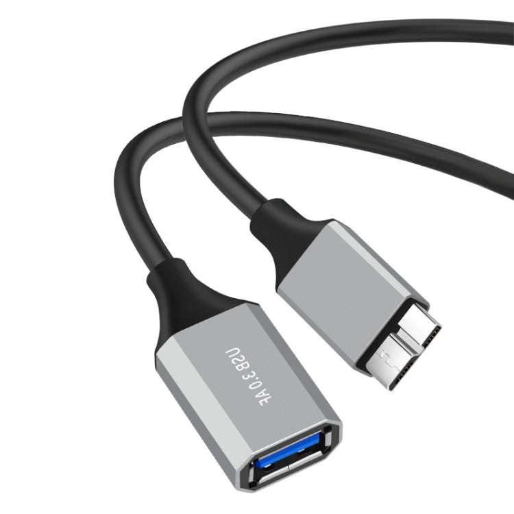 USB 3.0 A Female to Micro B Mobile Hard Disk Adapter Cable, Length:0.2m