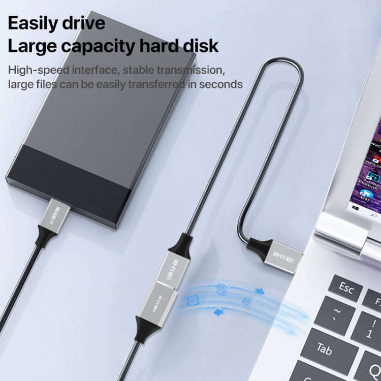 USB 3.0 A Female to Micro B Mobile Hard Disk Adapter Cable, Length:0.5m