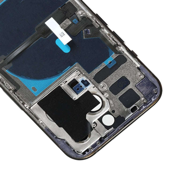 For iPhone 14 Pro Battery Back Cover with Power + Volume Flex Cable + Wireless Charging Module, V...