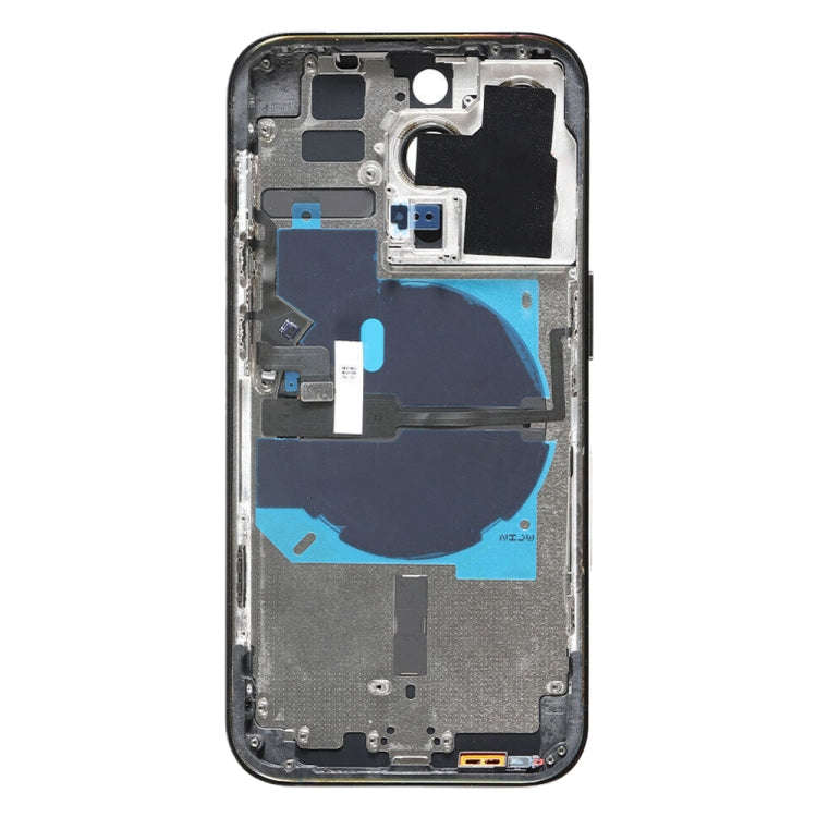 For iPhone 14 Pro Battery Back Cover with Power + Volume Flex Cable + Wireless Charging Module, V...