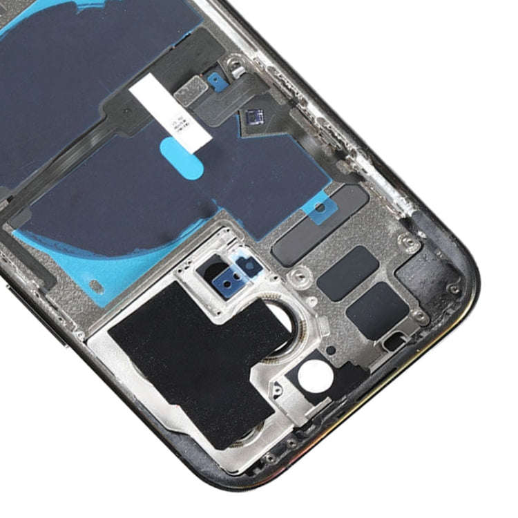 For iPhone 14 Pro Battery Back Cover with Power + Volume Flex Cable + Wireless Charging Module, V...