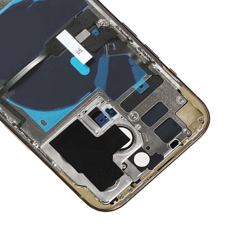 For iPhone 14 Pro Battery Back Cover with Power + Volume Flex Cable + Wireless Charging Module, V...