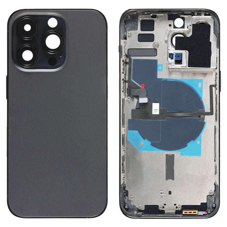 For iPhone 14 Pro Max Battery Back Cover with Power + Volume Flex Cable + Wireless Charging Modul...