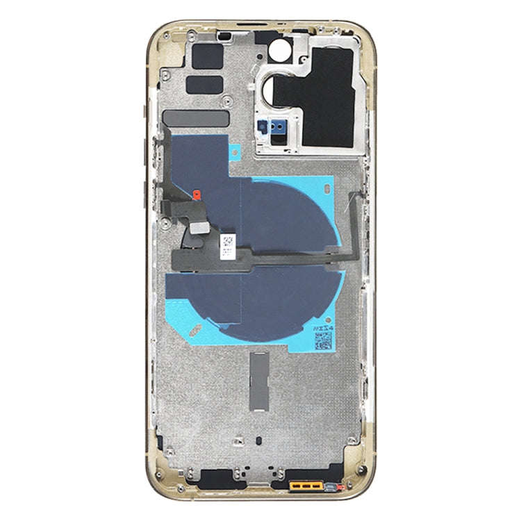 For iPhone 14 Pro Max Battery Back Cover with Power + Volume Flex Cable + Wireless Charging Modul...