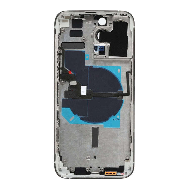 For iPhone 14 Pro Max Battery Back Cover with Power + Volume Flex Cable + Wireless Charging Modul...