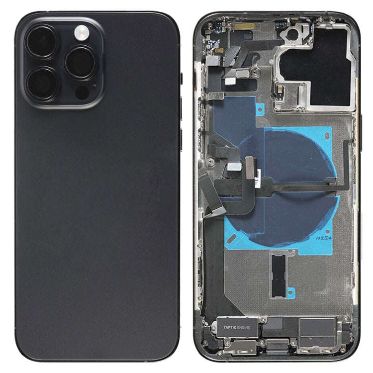 For iPhone 14 Pro Max Battery Back Cover Assembly, Version:US Version(Black)