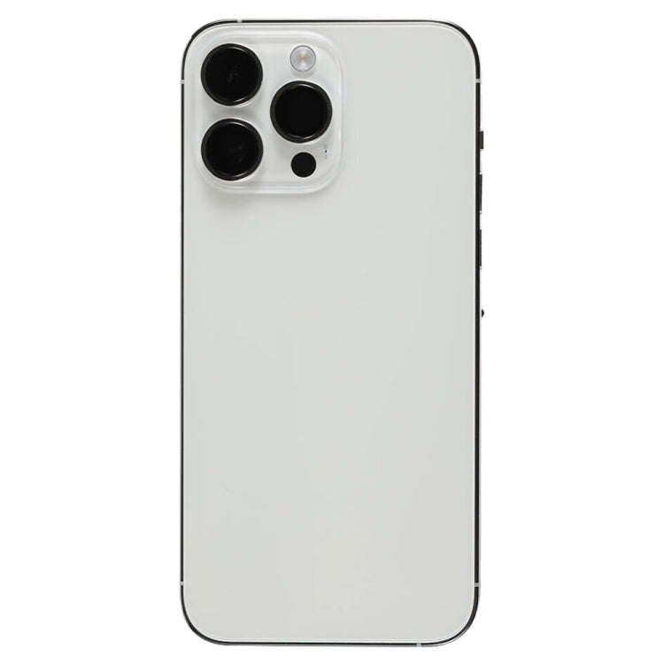 For iPhone 14 Pro Max Battery Back Cover Assembly, Version:CE EU Version(Silver)