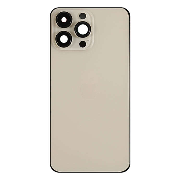 For iPhone 14 Pro Max Battery Back Cover with Side Keys & Card Tray, Version:China Version(Gold)