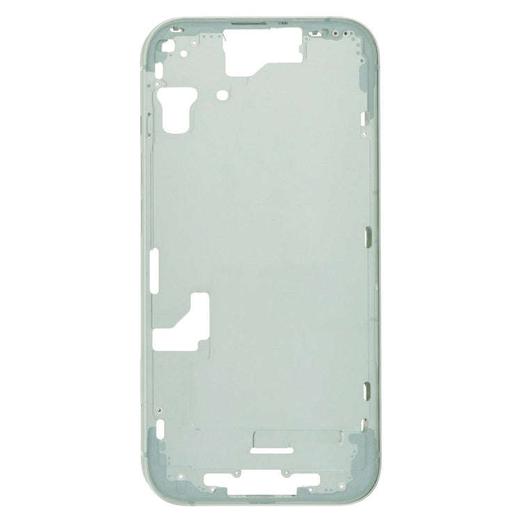 For iPhone 15 Middle Frame Bezel Plate with Side Keys + Card Tray, Version:US Version(Green)