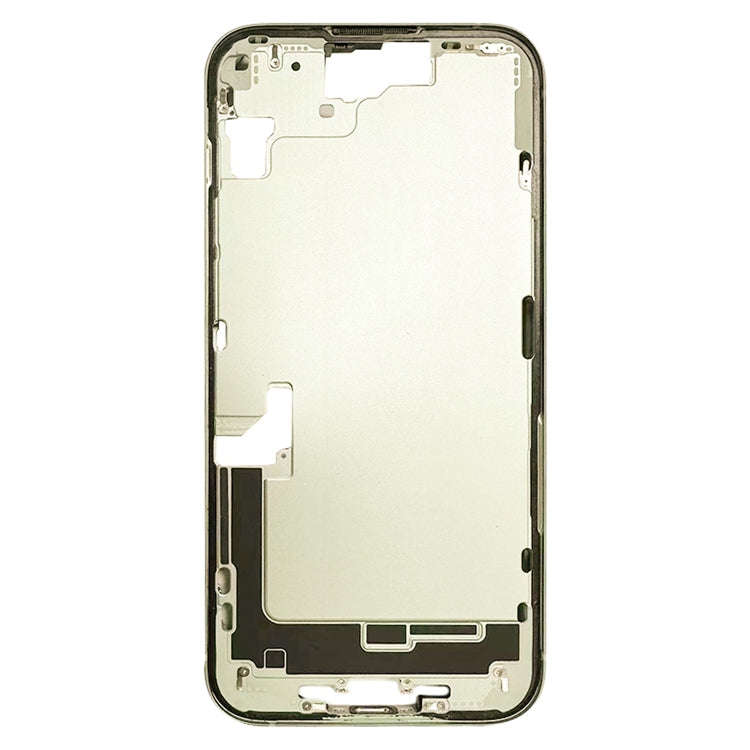 For iPhone 15 Middle Frame Bezel Plate with Side Keys + Card Tray, Version:China Version(Yellow)