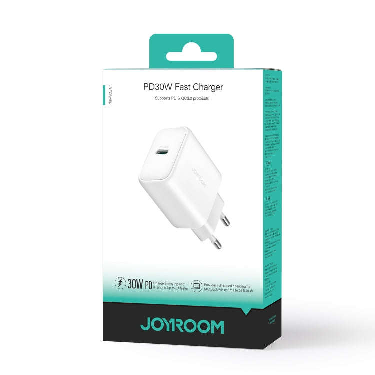 JOYROOM JR-TCF24 30W USB-C / Type-C Fast Charger, Specification:EU Plug(White)