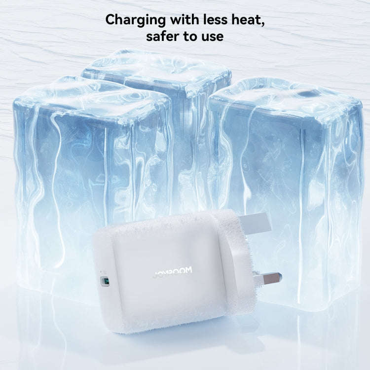 JOYROOM JR-TCF24 30W USB-C / Type-C Fast Charger, Specification:UK Plug(White)