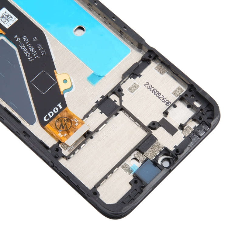 For Tecno Spark Go 2023 BF7n OEM LCD Screen Digitizer Full Assembly With Frame