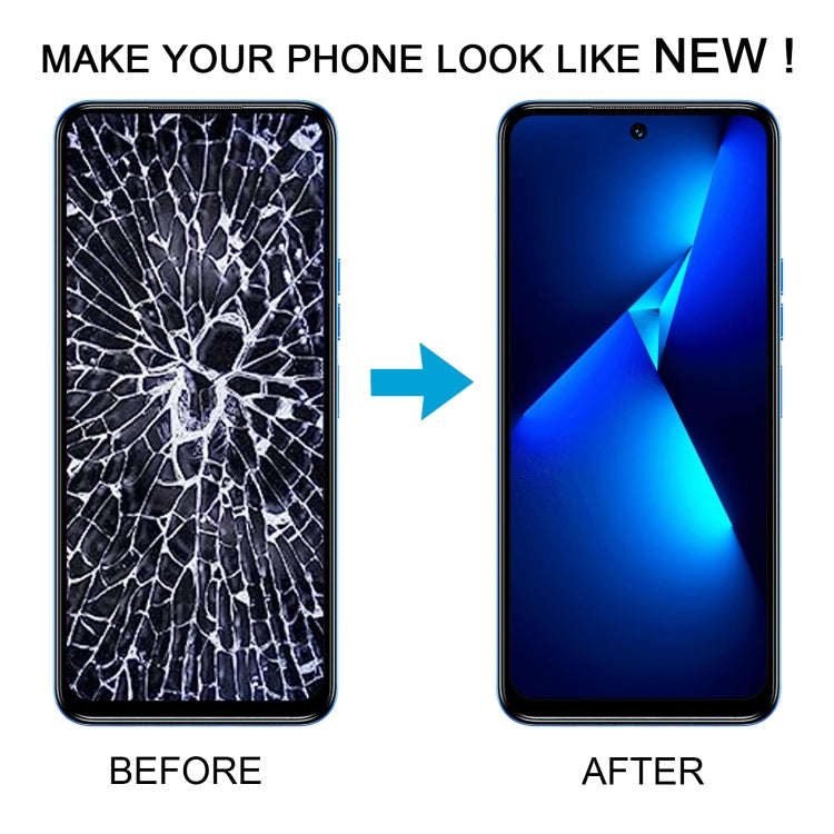 For Tecno Pova Neo 3 LH6n LCD Screen Digitizer Full Assembly With Frame