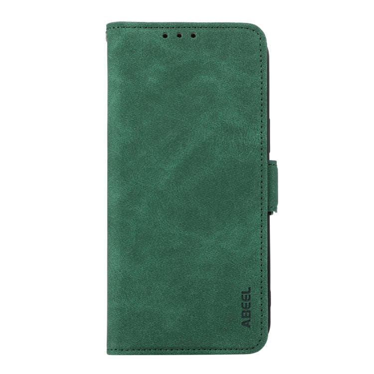 For OnePlus Nord 4 ABEEL Frosted Magnetic RFID Leather Phone Case(Green)