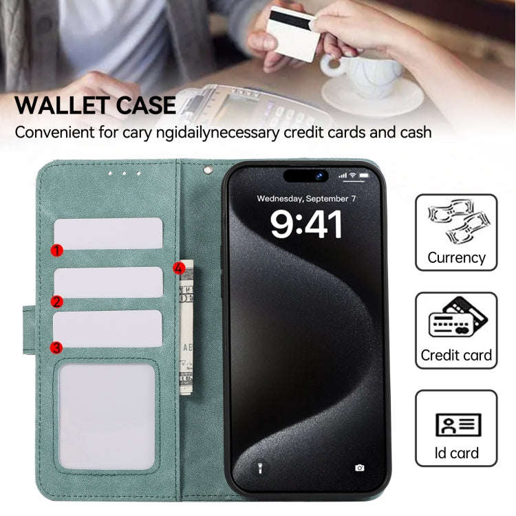 For OnePlus Nord 4 ABEEL Color Block Magnetic RFID Leather Phone Case(Cyan-Pink)