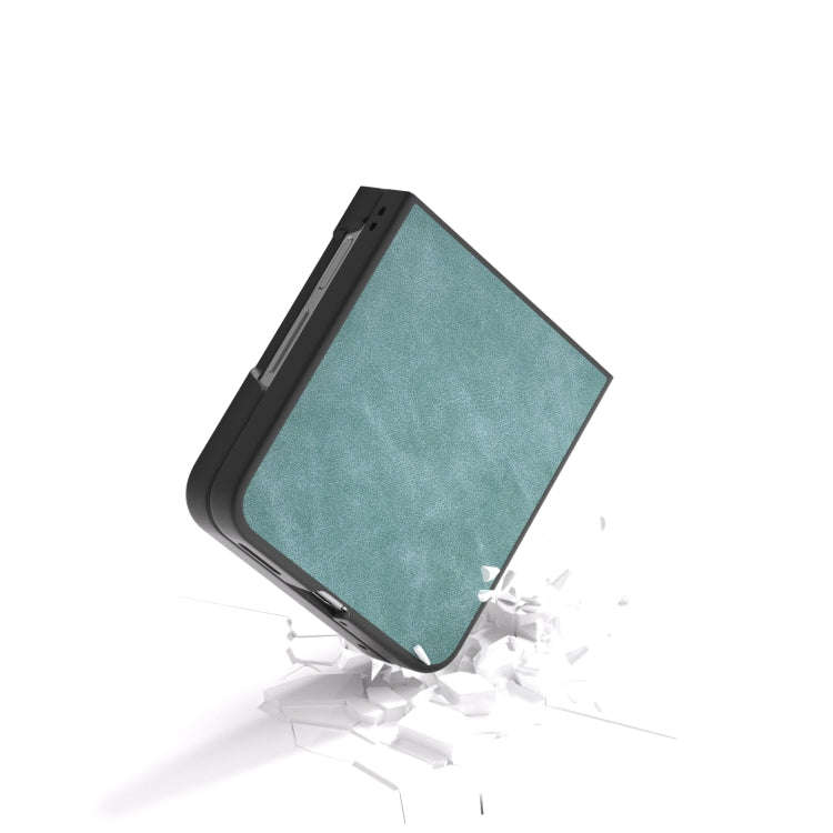 For Huawei nova Flip PU Leather Black Edge Phone Case(Light Blue)
