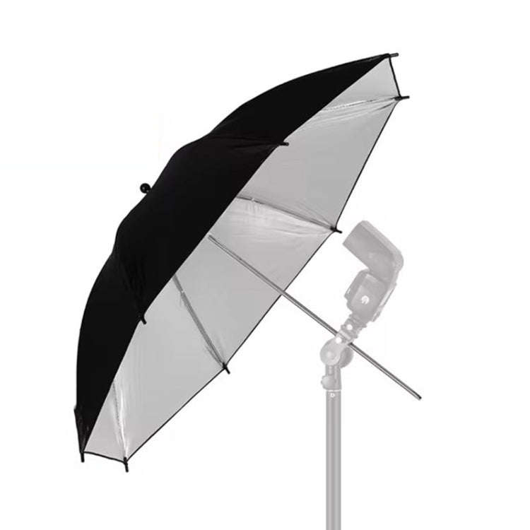 Godox UB002 Photography Studio Reflector Diffuser Umbrella, Size:40 inch 102cm(Black Silver)