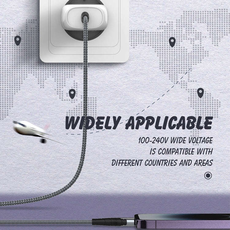 LDNIO A1206C PD27W USB-C / Type-C Fast Charger with 1m Type-C Cable, Plug Type:EU Plug(White)