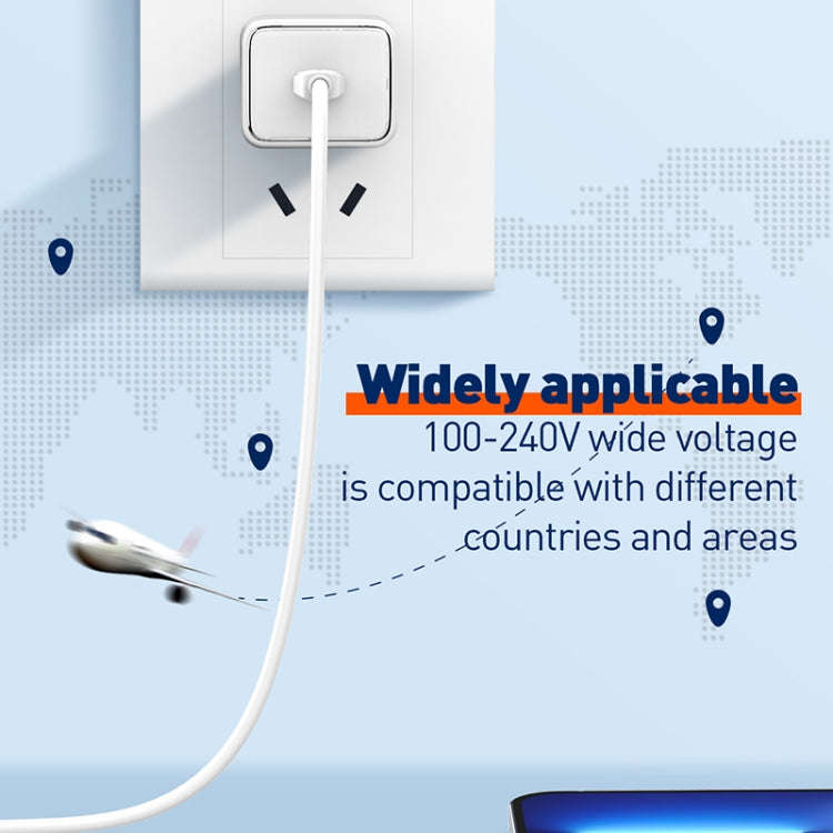 LDNIO A1508C PD30W USB-C / Type-C Fast Charger with 1m Type-C Cable(White)