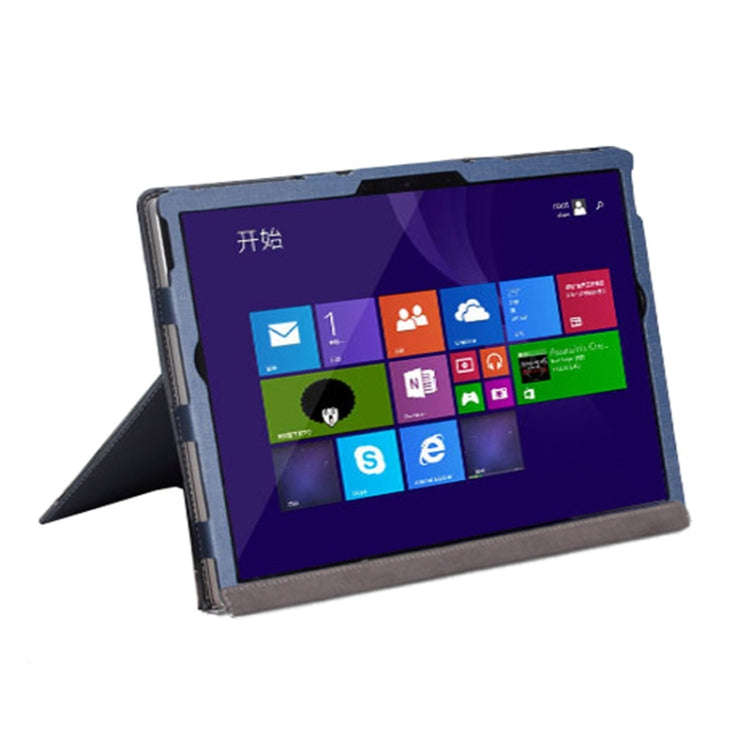 For Microsoft Surface Book 3 / 2 15 inch PU Leather Laptop Protective Case with Screen Stand(Dark...