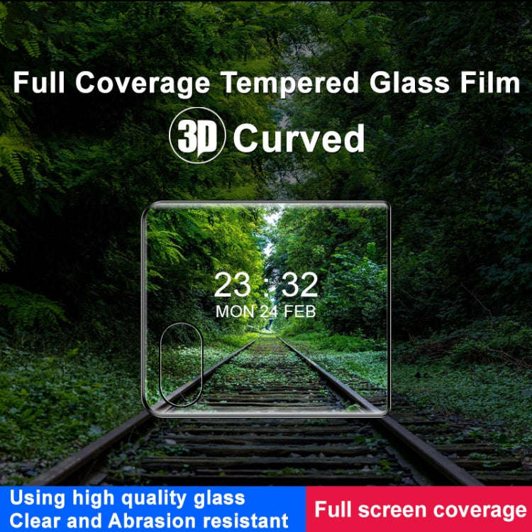 For Motorola Razr 50 Ultra imak 3D Curved Full Rear Screen Tempered Glass Film