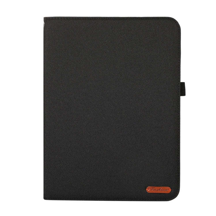 For OnePlus Pad Pro 12.1 Fabric Leather Tablet Case(Black)