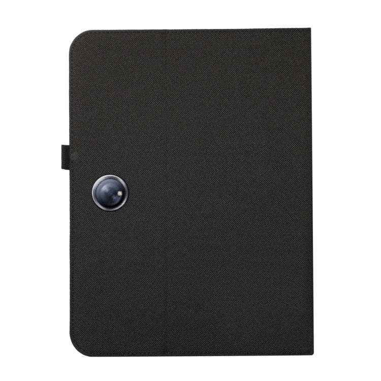 For OnePlus Pad Pro 12.1 Fabric Leather Tablet Case(Black)