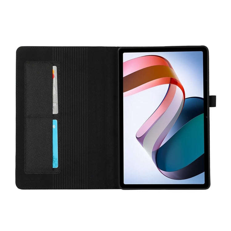 For OnePlus Pad Pro 12.1 Fabric Leather Tablet Case(Black)