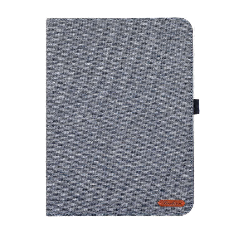 For OnePlus Pad Pro 12.1 Fabric Leather Tablet Case(Blue)