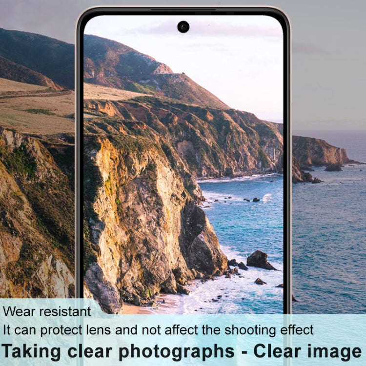For OPPO Reno12 F 5G imak Rear Camera Lens Glass Film Black Version
