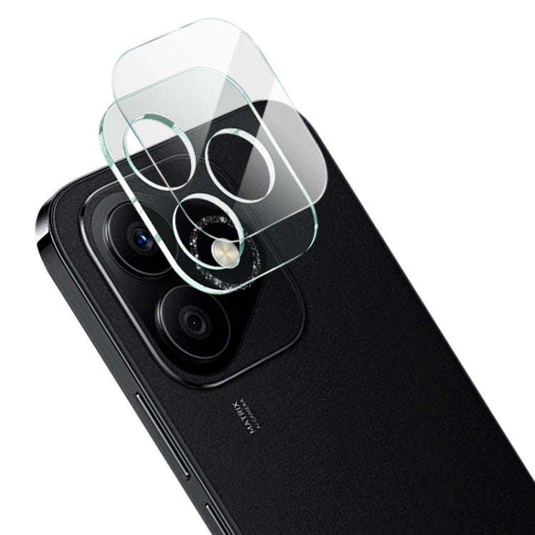 For Honor X60i imak Integrated Rear Camera Lens Tempered Glass Film with Lens Cap