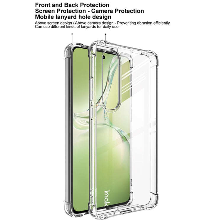 For OnePlus Nord CE4 Lite IMAK Space Shield PC + TPU Airbag Shockproof Phone Case(Transparent)