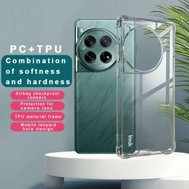 For OnePlus 12 5G IMAK Space Shield PC + TPU Airbag Shockproof Phone Case(Transparent)