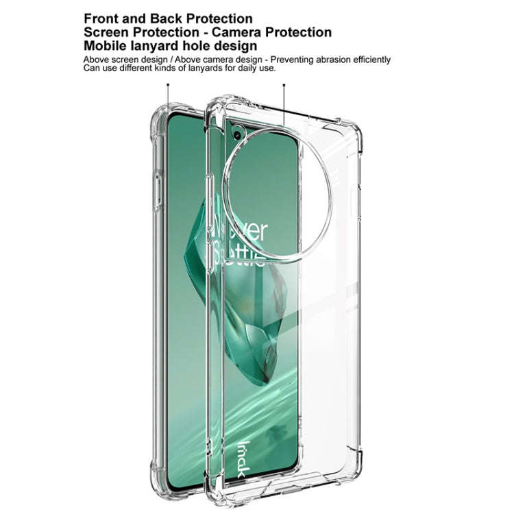 For OnePlus 12 5G IMAK Space Shield PC + TPU Airbag Shockproof Phone Case(Transparent)