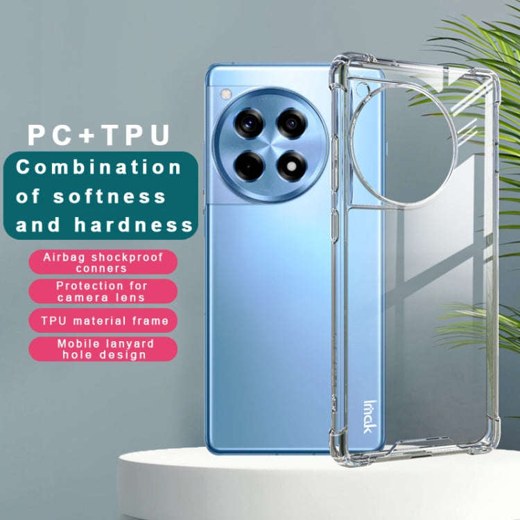 For OnePlus Ace 3 5G / 12R 5G IMAK Space Shield PC + TPU Airbag Shockproof Phone Case(Transparent)