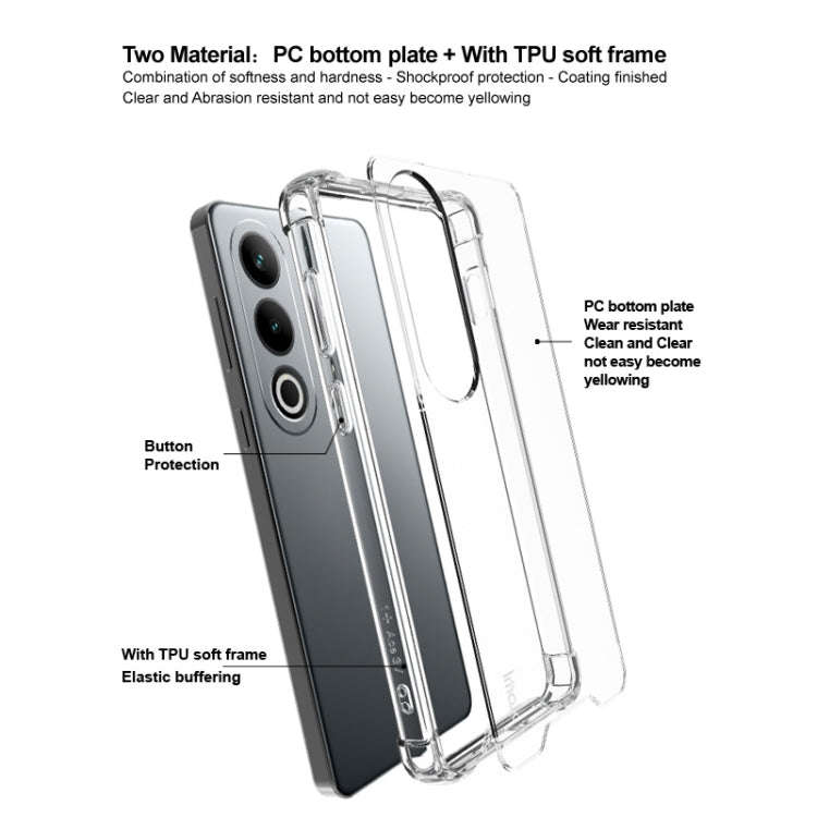 For OnePlus Ace 3V IMAK Space Shield PC + TPU Airbag Shockproof Phone Case(Transparent)