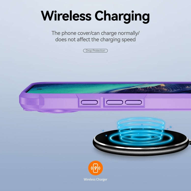 For Google Pixel 9 Pro XL TPU + PC Lens Protection Phone Case(Purple)