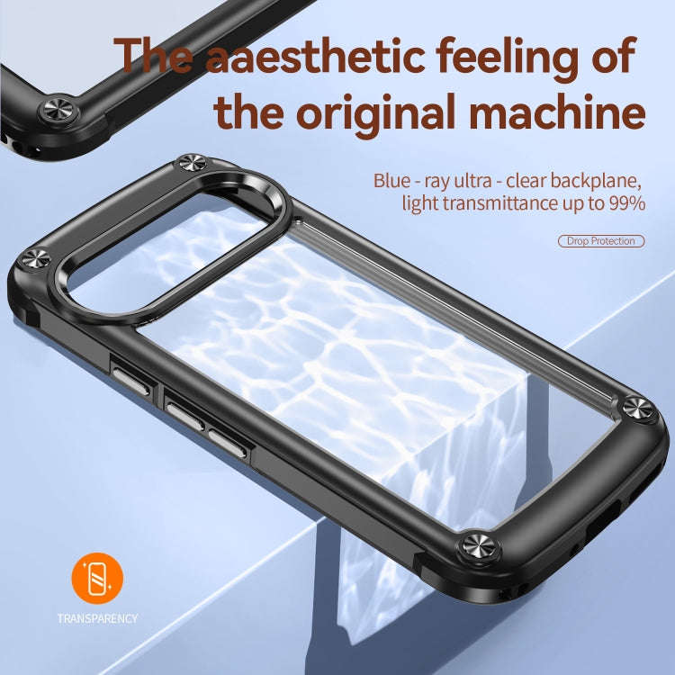 For Google Pixel 9 / 9 Pro TPU + PC Lens Protection Phone Case(Black)