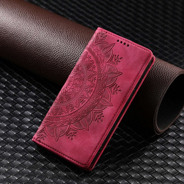 For Google Pixel 9 Pro XL Totem Embossed Magnetic Leather Phone Case(Red)