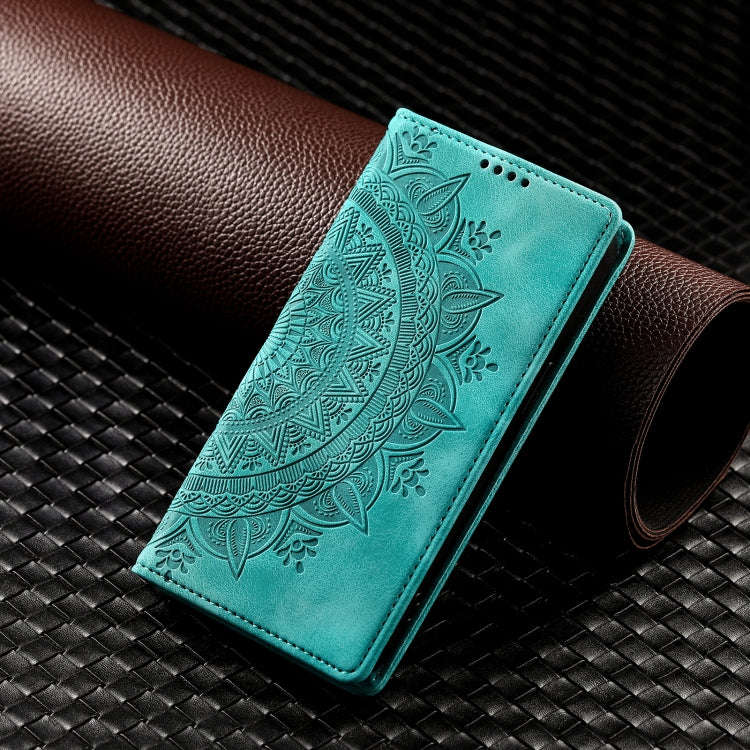For Google Pixel 9 Pro XL Totem Embossed Magnetic Leather Phone Case(Green)