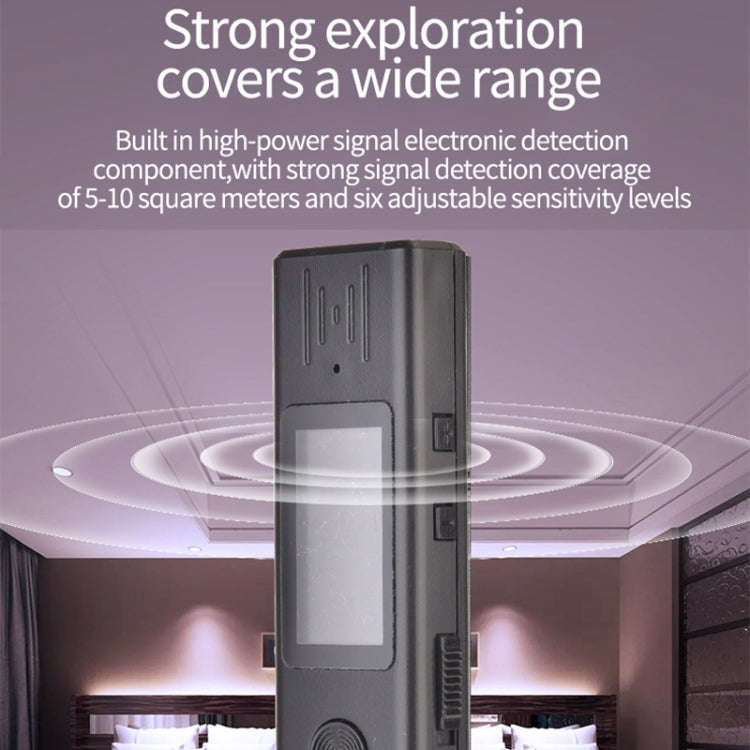 ZD09 Mini Portable Precise Intelligent Detector(Black)
