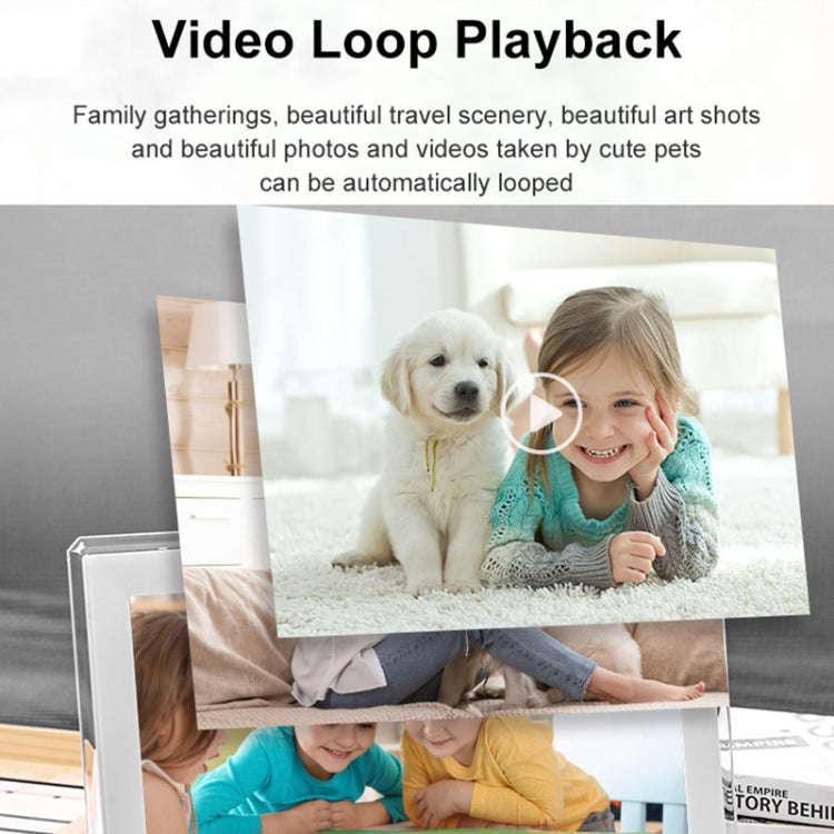 15.6 inch IPS Screen Digital Cloud Photo Frame Wall Mounted LED Advertising Machine, Plug Type:US...