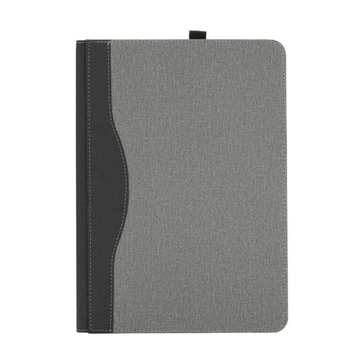 For Microsoft Surface Laptop Studio 2 Cotton Cloth Texture Leather Laptop Protective Case(Light G...