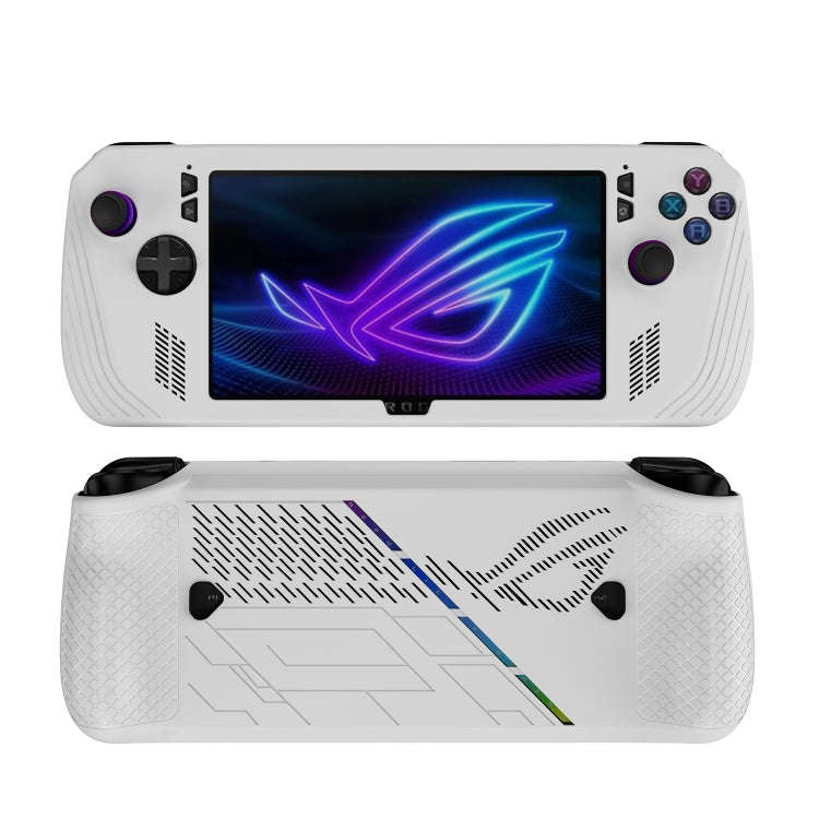 For ASUS ROG Ally X Game Console Silicone Protective Case(White)